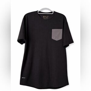 BYLT Premium Basics Drop Cut Pocket T-Shirt Size L